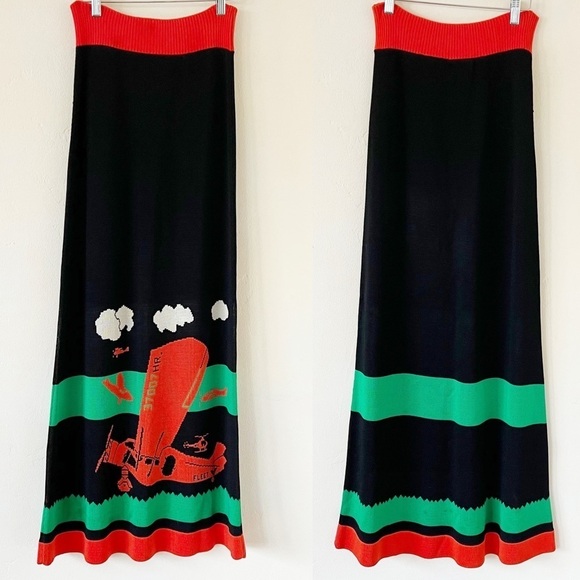 Giorgio di Sant' Angelo Dresses & Skirts - Giorgio di Sant' Angelo Biplane Intarsia Knit Maxi Dress